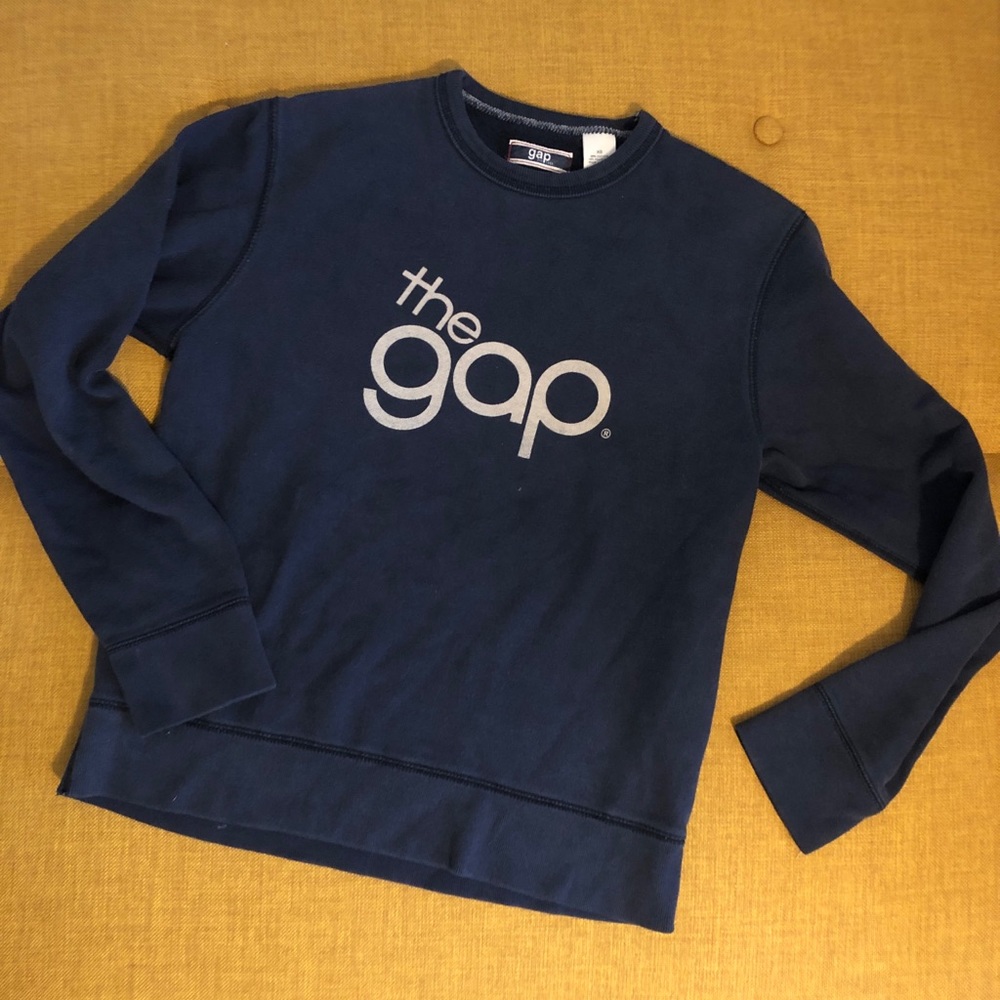 GAP / Navy blue retro sweatshirt